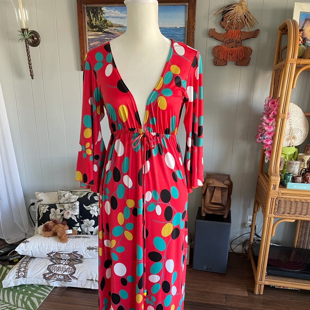 Red Dotted Maxi